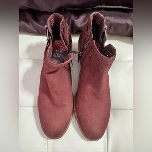 Vince Camuto Pink Ankle Boots